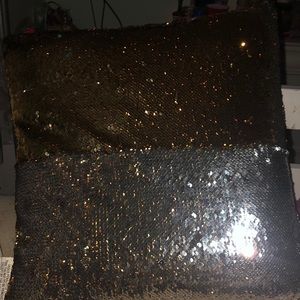 Sequin pillow